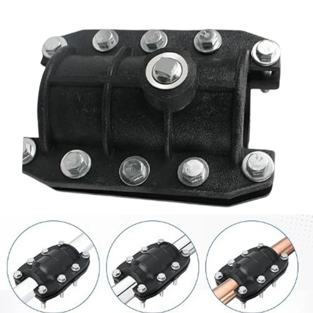 

Герметичный зажим для ремонта труб подходит для металлических и пластиковых труб 25 мм, 32 мм, 63 мм, садовая поливочная труба, разъем для быстрой фиксации