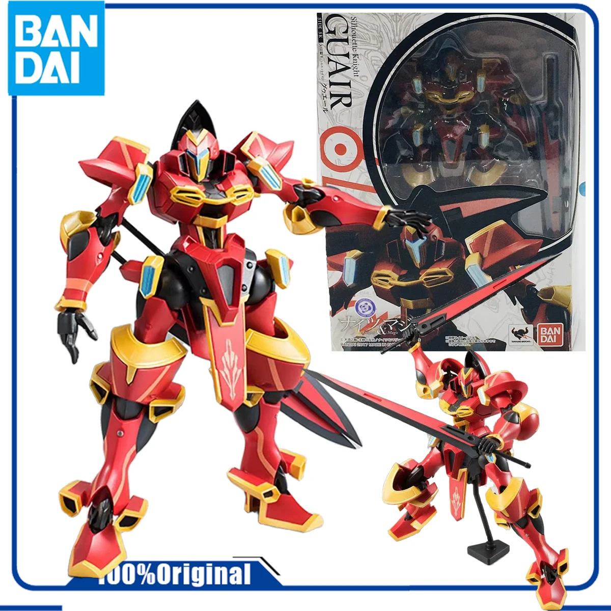 

Bandai Genuine Original ROBUT SOUL KNIGHT MAGIC CRYSTAL KNIGHT GUAIR Action Figure Toys For Boys Girls Christmas Gift IN STOCK