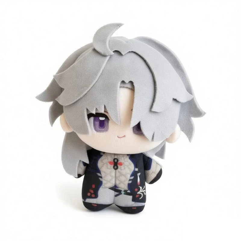10cm Honkai Star Rail Yingxing Blade Plushie Stuffed Toys Blade Plush Dolls Backpack Decor Pendants Keychain Birthday Xmas Gifts