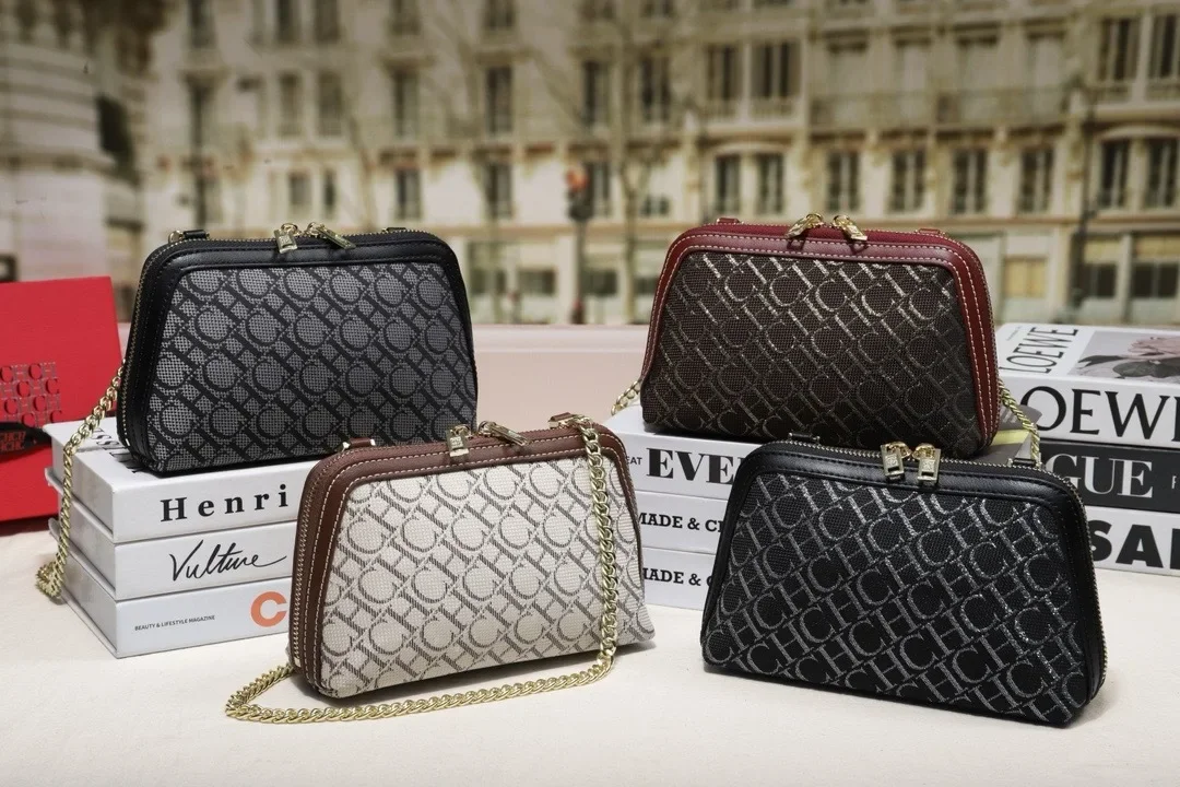 

2025 Простой повседневный кожаный клатч для женщин, минималистичный уникальный винтажный стильный модный однотонный клатч CHHCCH