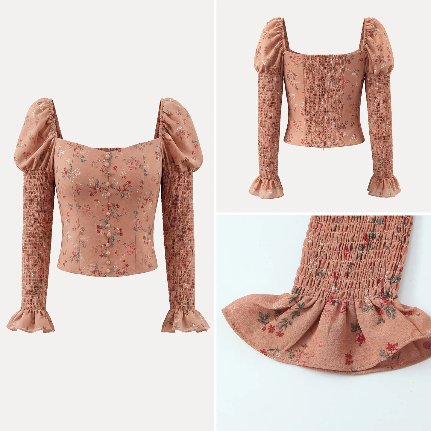 

Сексуальный цветочный принт Bubble Sve Square Ne с эластичной резинкой на талии, женский бренд irt Z, новинка зимы 202, об длина