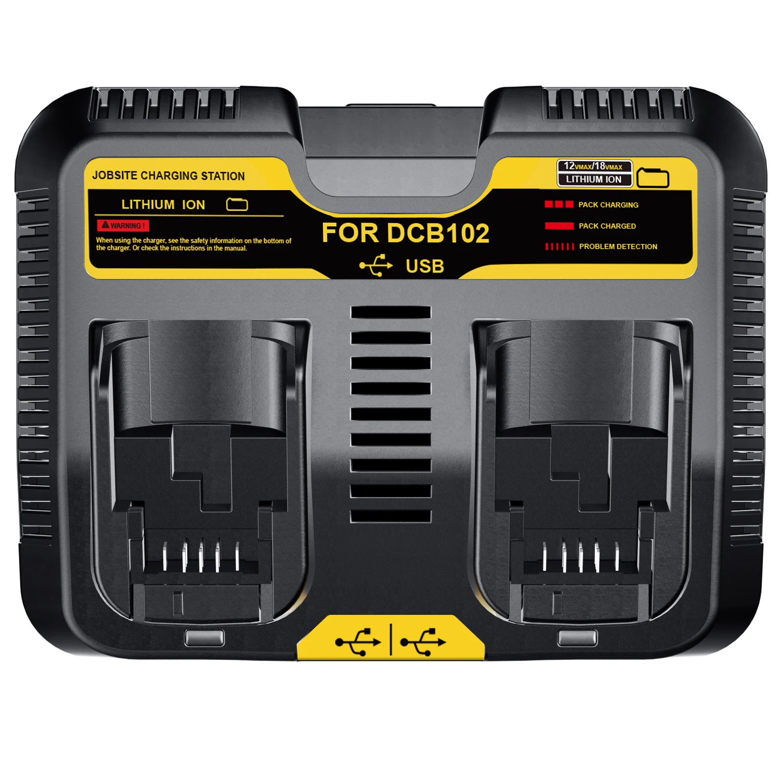 3500MAH dla Dewalt DCB200 20V wymienna bateria kompatybilna z Dewalt 20V DCB200 DCB101 DCB115 narzędzia bateria podwójna ładowarka