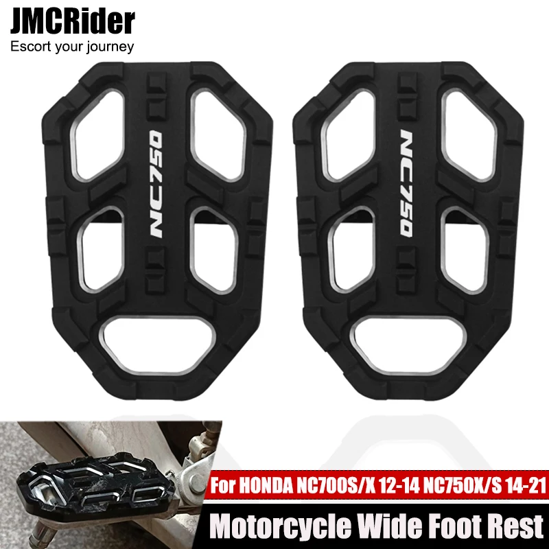 Motorcycle Foot Peg Pedal Footrest Extension Footpeg Enlarger For Honda NC700 S NC700X 2012-2014 NC750 X NC750X 2014-2021 2020