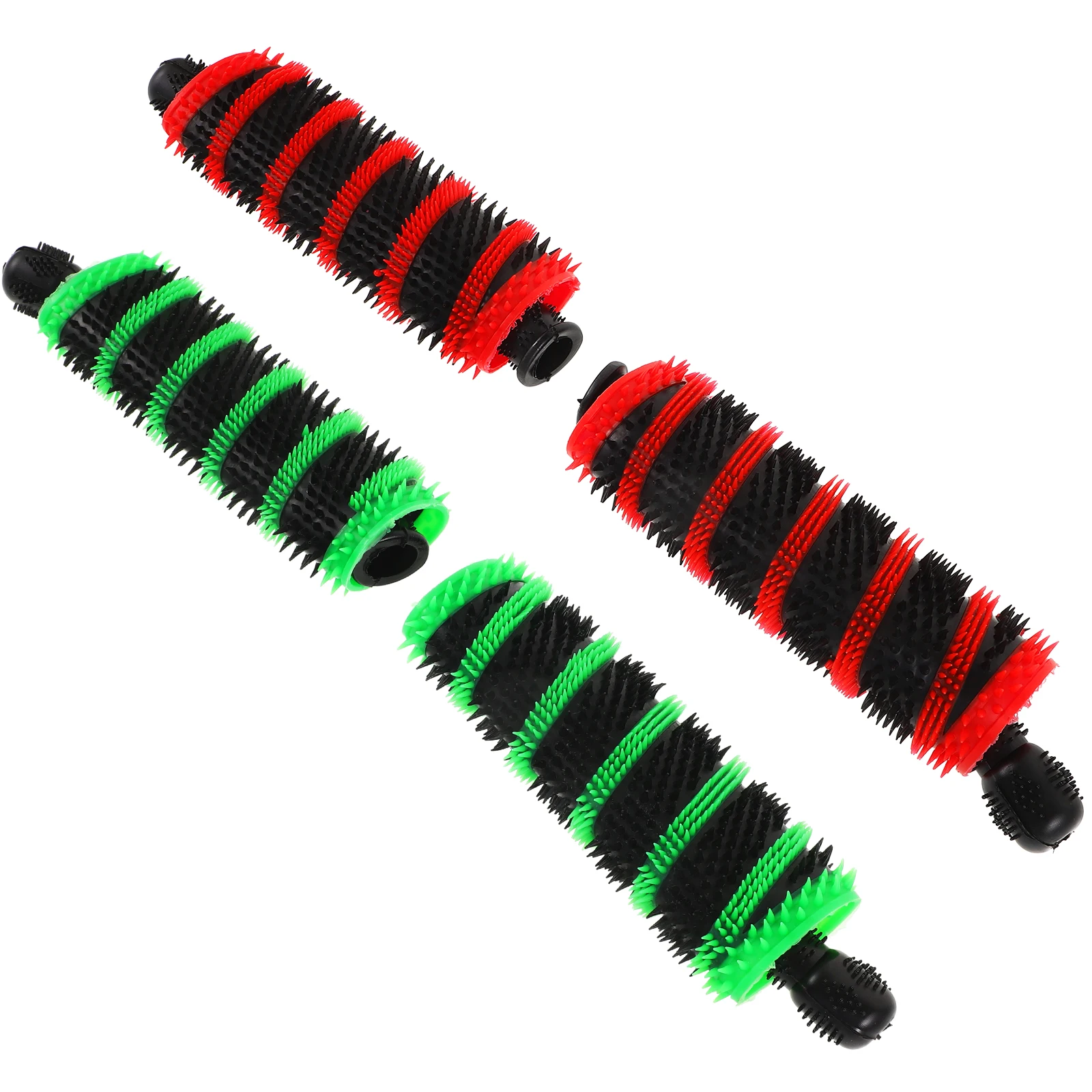 

4 set Motorcycle Handlebar Grips Covers Soft Resilient Plastic Slip-Resistant Textured Surface Comfortable Hand Brake Clutch