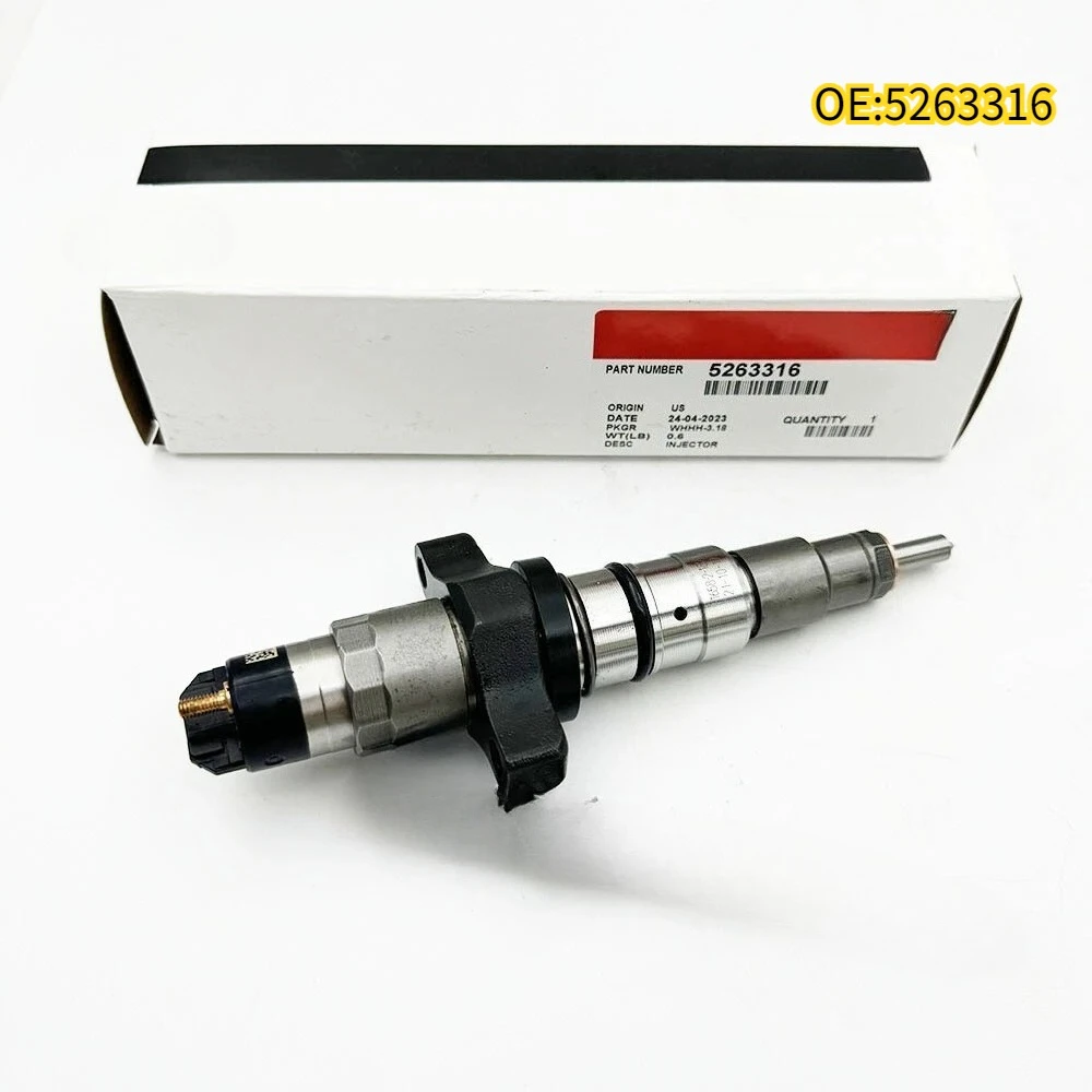 Original High Quality New For 5263316 0445120238 Diesel Fuel Injector Fits For 2004-2009 Dodge Ram 5.9L New