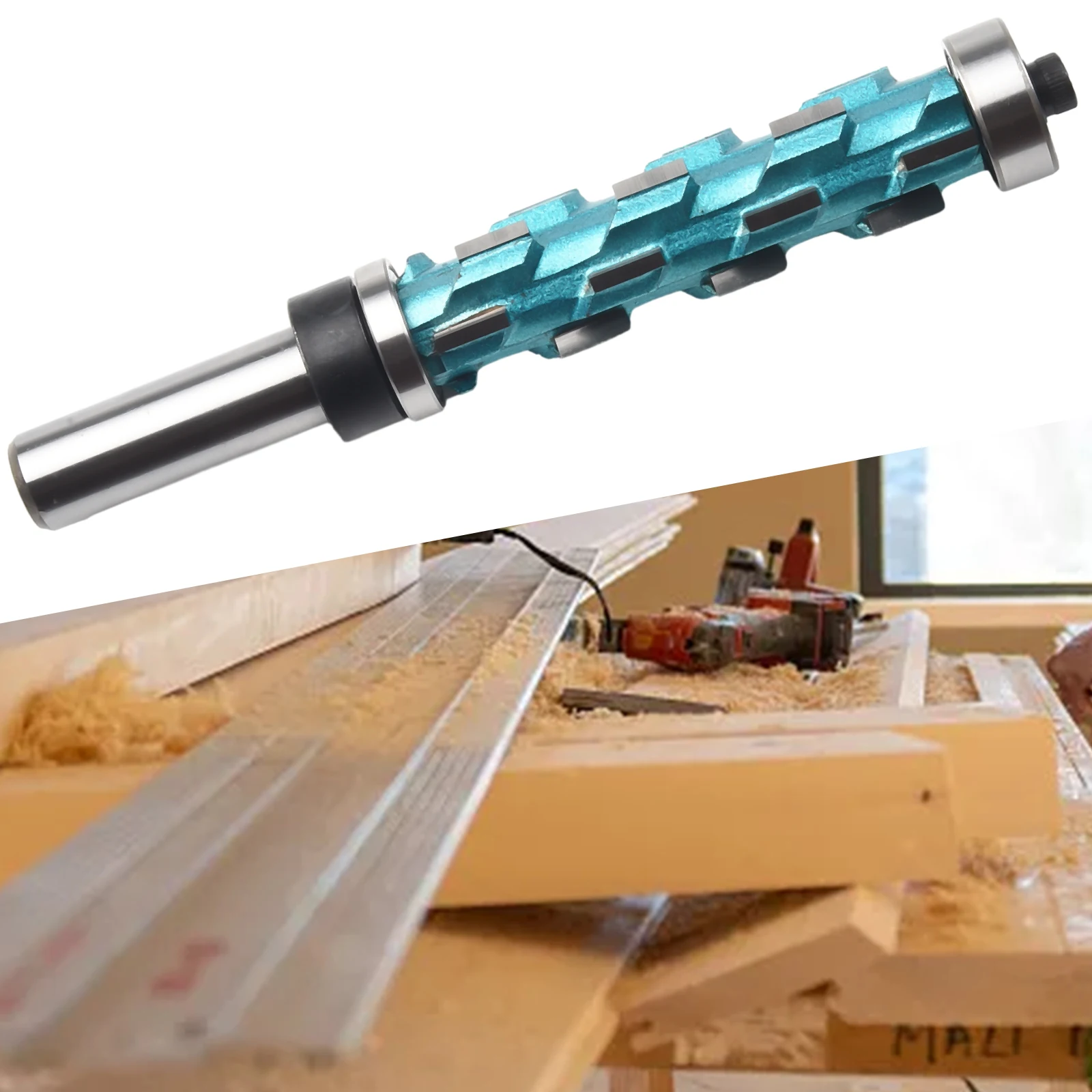 1pcs 12mm 1/2inch Shank Flush Trim Milling Cutter Carbide Spiral Double Bearing Router Bit For Wood Trimming Tools Accessories