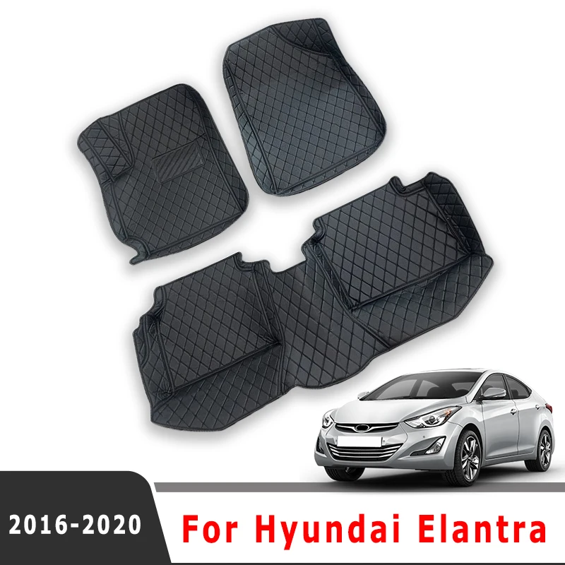 

Car Floor Mats For Hyundai Elantra 2020 2019 2018 2017 2016 Custom Auto Interior Accessories Automobiles Carpet Rugs Waterproof