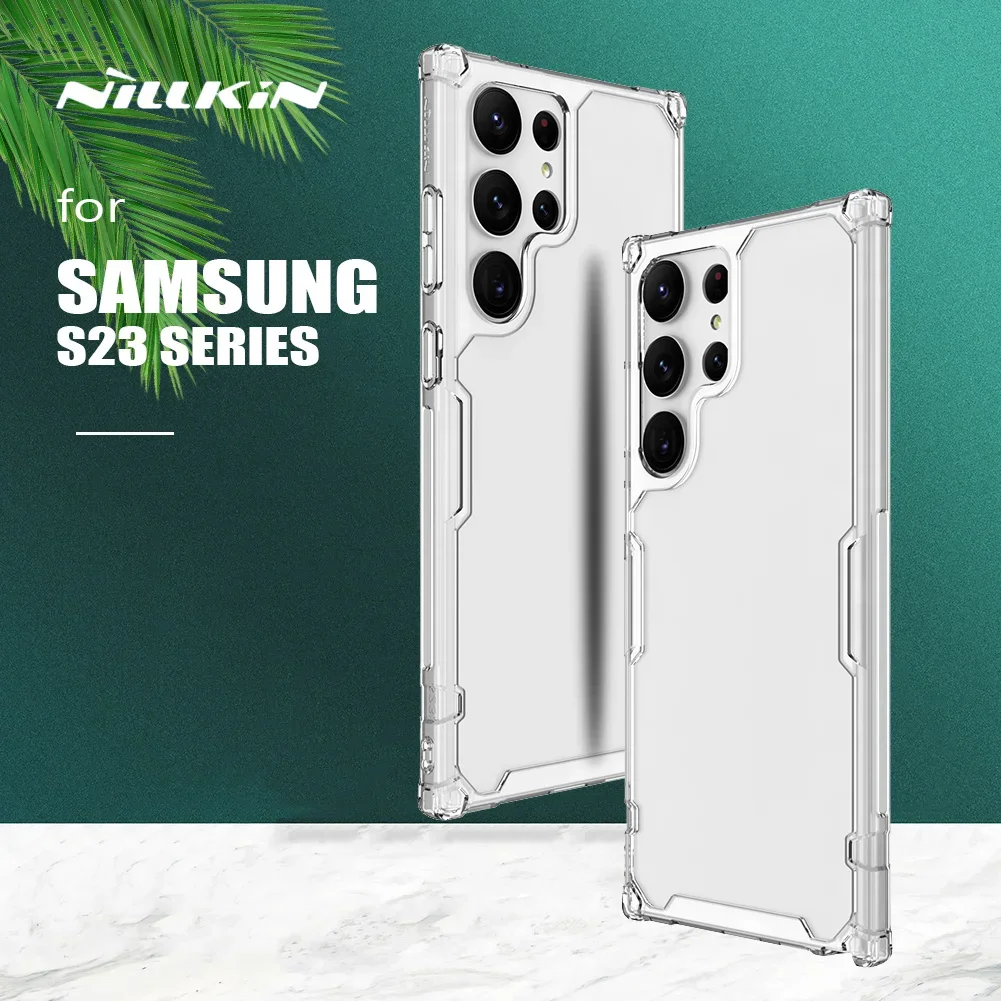 

Ультратонкий прозрачный силиконовый чехол Nillkin из ТПУ для Samsung Galaxy S23 Plus