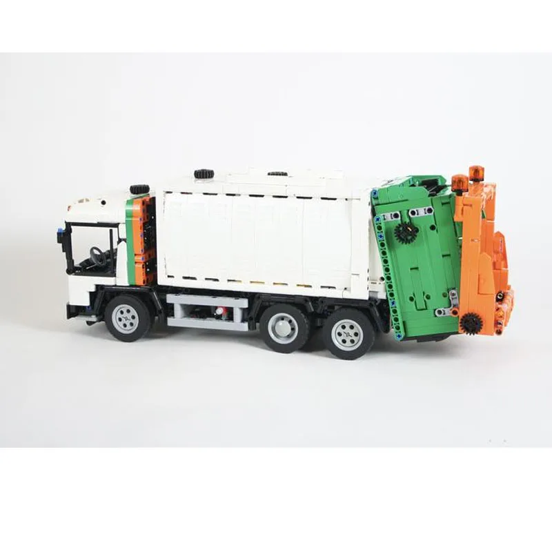 Mixed Garbage Truck MOC-141827 Cargo Vehicle Series Building Block Toy 2093 Pieces DIY Toy Christmas Gift