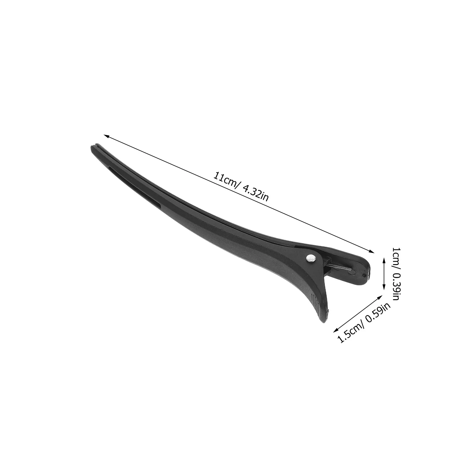 6pcs Duckbill Clips Plastic Hairdressing Clips For Haircut Salon Home Use Cold Wave Broken Hair Cleaning