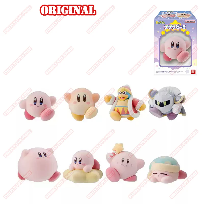 バンダイオリジナルカービィアニメーションゲーム周辺玩具ワドルディフロッキング箱入りガチャアニメアクションモデルフィギュアコレクション