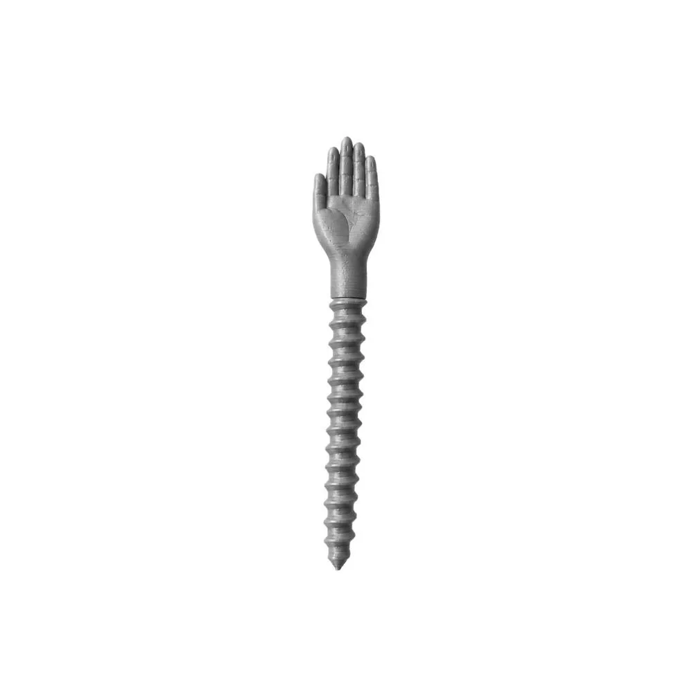 Funny 3D Printed Hand Shape Screw Hook Multipurpose Novelty Wall Mount Key Holder Realistic Creative Key Hanger Wall Mount
