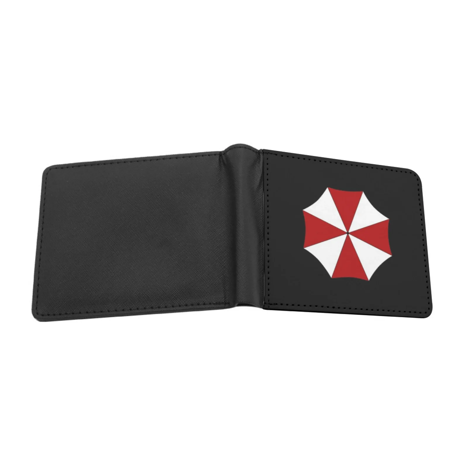 Umbrella Corp Personalized Wallet For Men And Women Pu Leather Short Pocket Purse Umbrella Corp Corporation Racoon City Leon