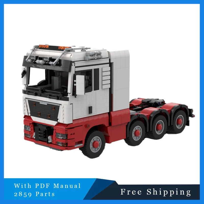 

2859 PTS инженерная машина серии грузовик модульные MOC строительные блоки детские головоломки «сделай сам» в сборе игрушки на день рождения подарок