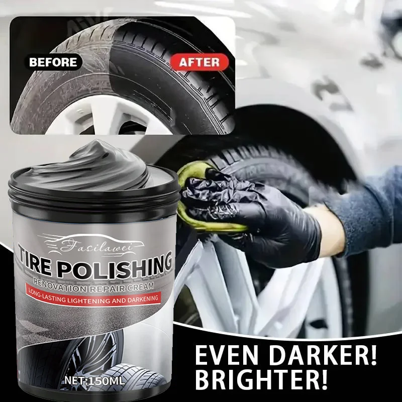 

Хорошая паста для ремонта блеска шин и пластика — удаляет царапины/оксид, восстанавливает блеск шин/декора с защитой от ультрафиолета, фиксация 5 минут