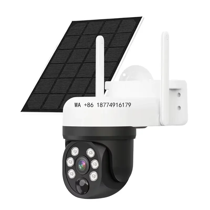wmwmnu 3W solar panel 4MP solar outdoor wireless security battery power supply 4000mA support 4G LTE mobile networkODM OEM