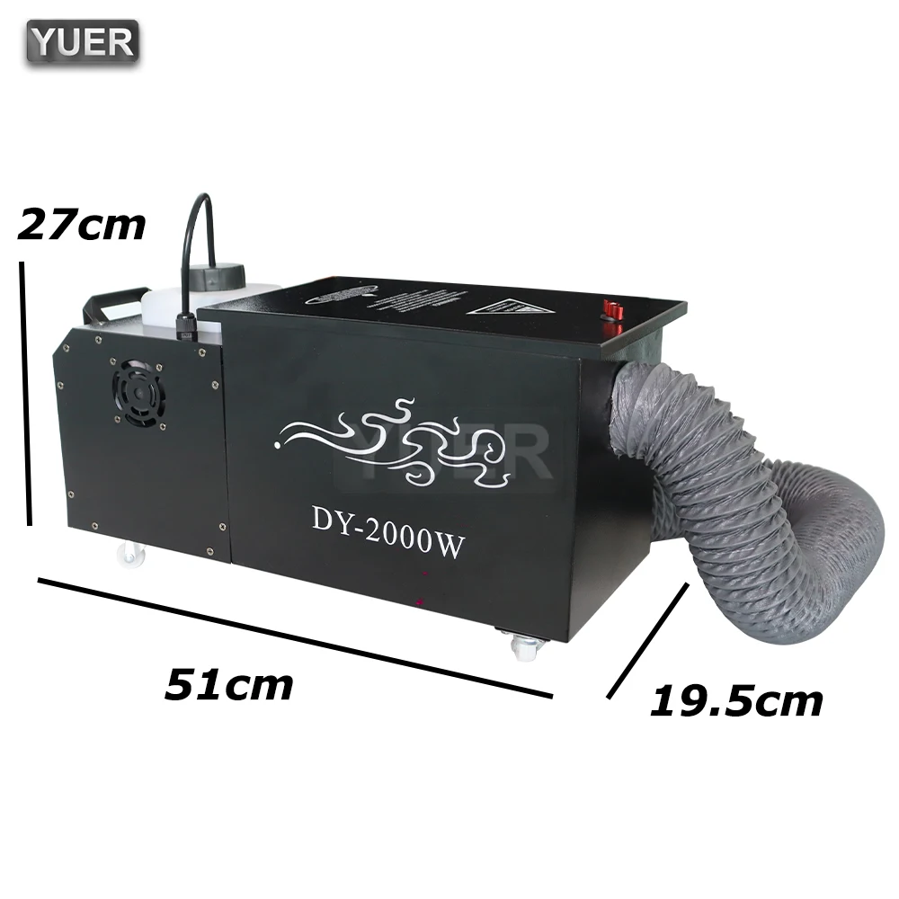 قالب جديد صغير 2000 واط المرحلة المنخفضة آلة الضباب آلة لصنع الدخان المياه عن بعد لحفل الزفاف DJ ديسكو عرض الرقص حفلة داخلية في الهواء الطلق #4