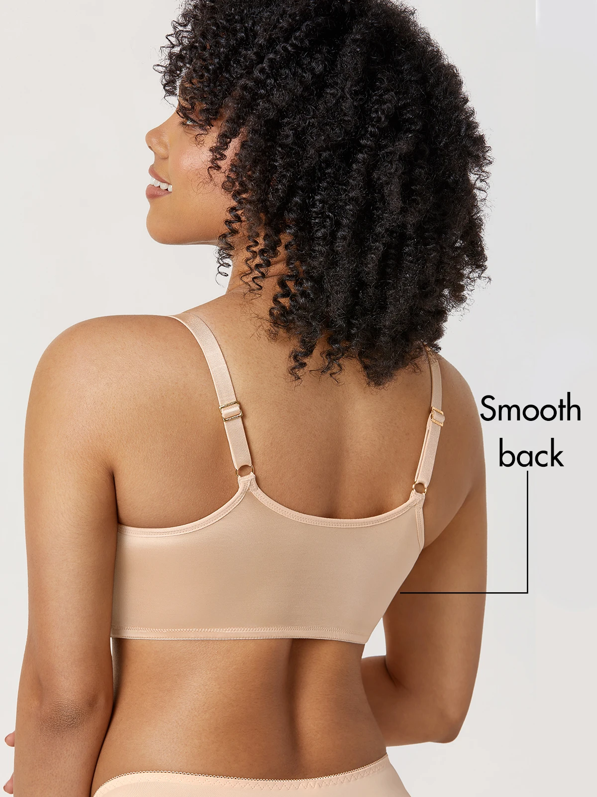 Vrouwen Voorsluiting Beha Naadloze Plunge Ongevoerd Underwire Plus Size