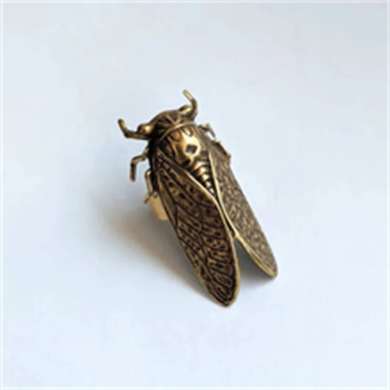 Retro Insekt Öffnung Ring Für Frauen Tier Käfer Zikade Punk Hip-hop Einstellbare Finger Ring Trend Täglichen Party Schmuck Zubehör