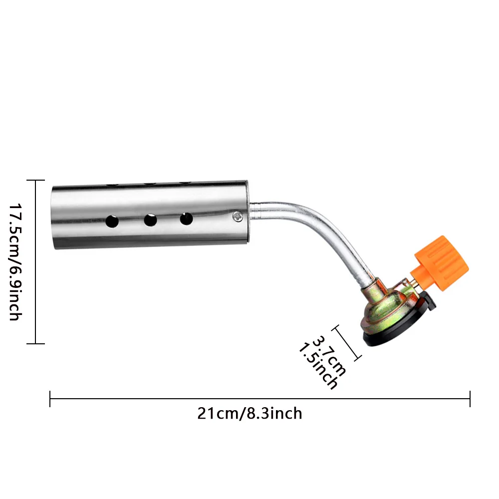 Adjustable Flame Gas Lighters Ignition Head with Reverse Use Kitchen Jet Blow Torch Lighter for BBQ Butane Lighter