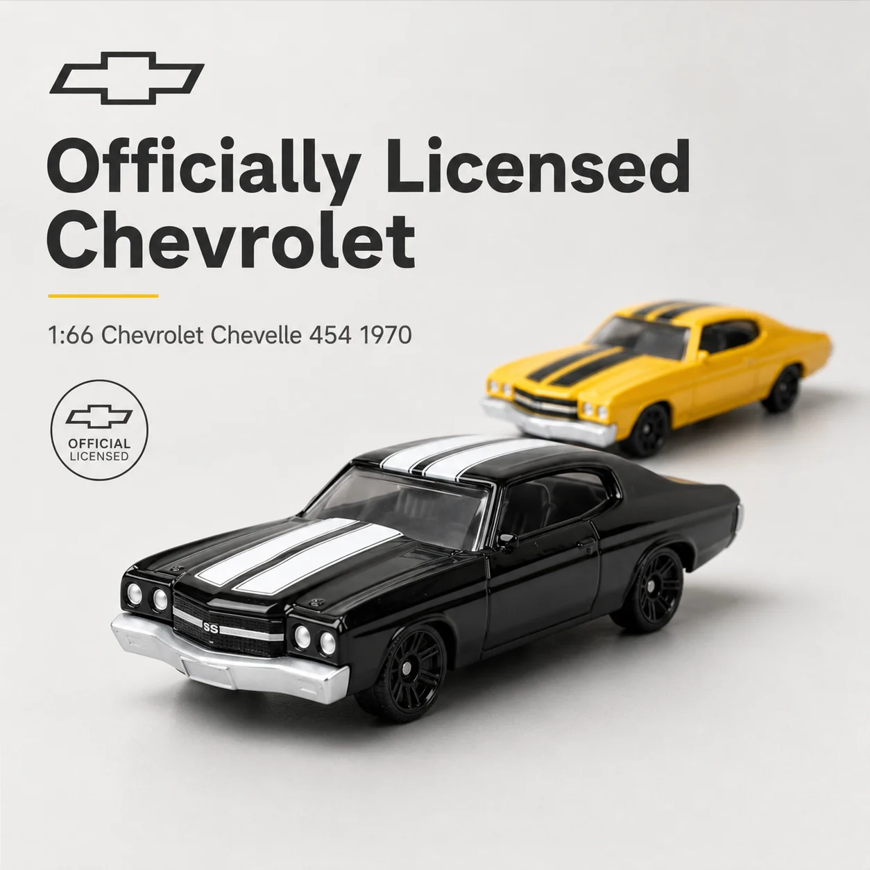 CCA 1:66 Chevrolet Chevelle 454 Miniature Model 1:64 3