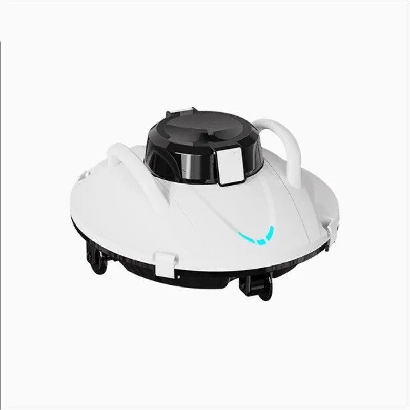 30W Robotic Pool Vacuum Cleaner Cordless with Strong Suction 180 Min Runtime Indicators - Ideal for Pool Cleaning