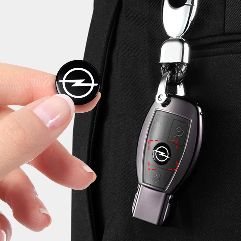 New 14mm Fob Car Logo Sticker for Car Remote Control Key For Opel Astra j Insignia Astra g Corsa Zafira b Mokka Vivaro Meriva