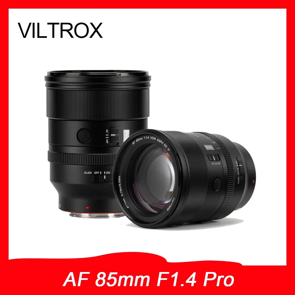 

VILTROX AF 85mm F1.4 Pro FE Lens Fast Auto Focus Large Aperture Full Frame for Sony E Mount (A7/A7R/A7RII/A9/ZVE1)