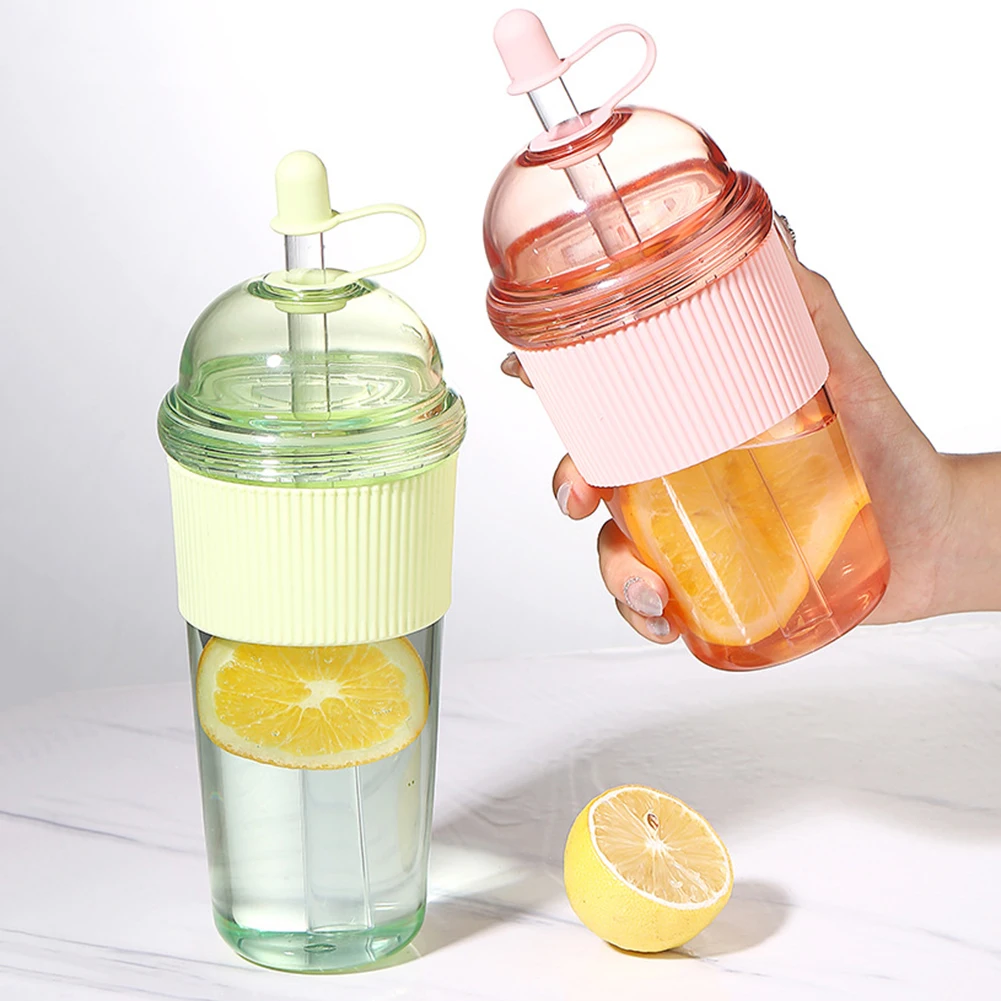430ml Portable Flip Straw Cup, - огляд і ціна Coffee Jelly Tea
