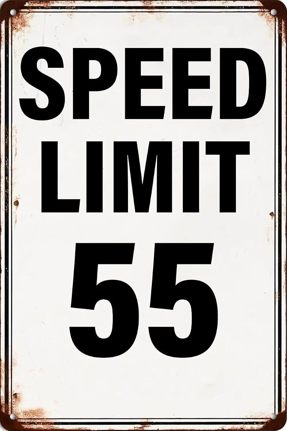 Speed Limit 55 Vintage Metal Tin Signs Birthday Gift Road Street Sign Wall Decor 8x12 Inch sign