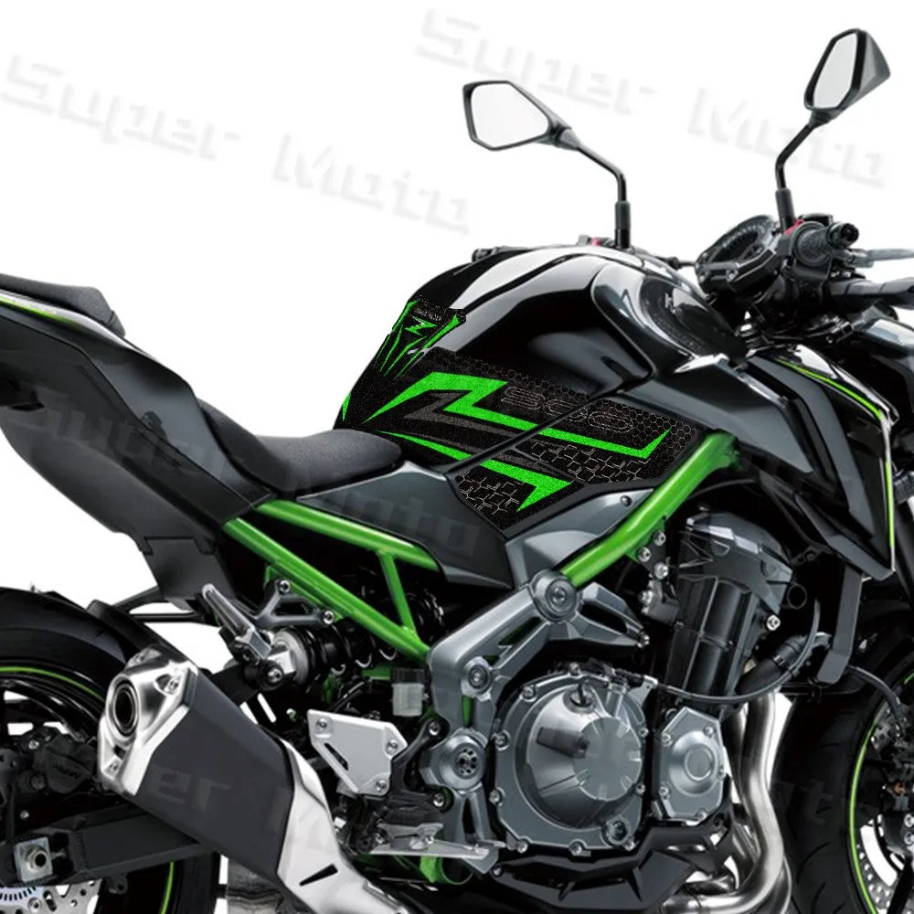 Frosted Motorcycle Accessories Sticker Kit Fuel Tank Pad Protection Scratch-Proof Decal For z900 Z900SE z 900 2022 50th Z900