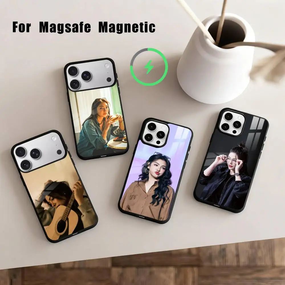 

Чехол Faye Peraya Malisorn для iPhone 17, 16, 15, 14, 13, 12, 11 Plus, с поддержкой магнитной беспроводной зарядки