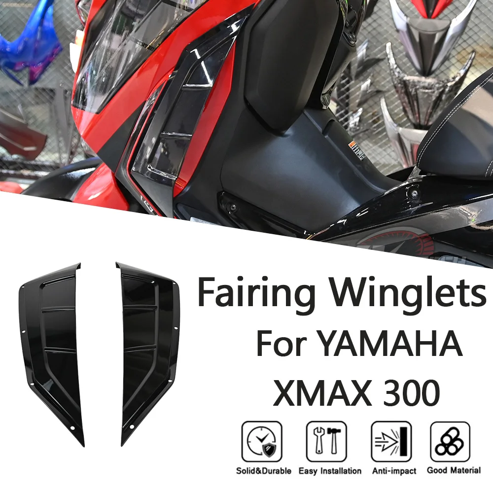 MTKRACING Deflector For YAMAHA XMAX 300 2023-2024 x max300 Motorcycle Leg Guard Side Wing Windshield Fairing