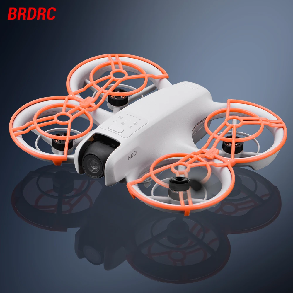 BRDRC Propeller Guard For DJI Neo Anti-collision Shock-Absorbing Propellers Protection Cover Replacement Neo Drone Accessories