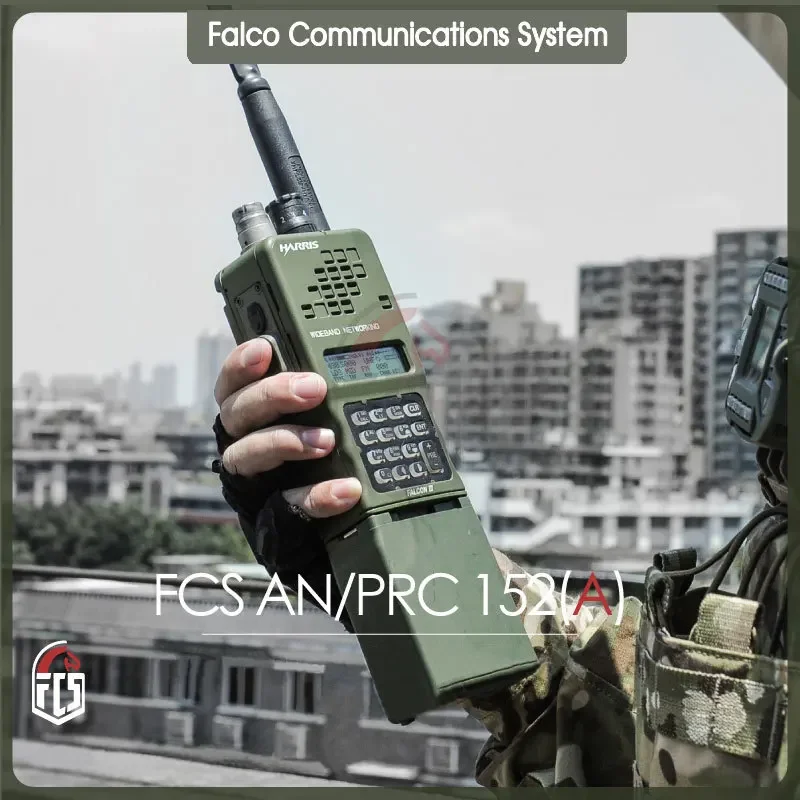 

FCS-TACTICAL AN/PRC-152 (A) All metal Communication Radio Handset KDU Walkie-Talkie Tactical Transceiver Devices