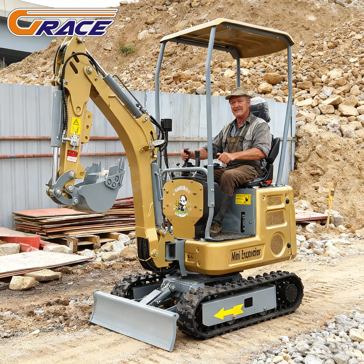 

1500kg Hydraulic Mini Excavator 1ton 2 Ton 3T Small Digger 1.8ton Kubota Excavator Competitive Price Factory Customization Sale