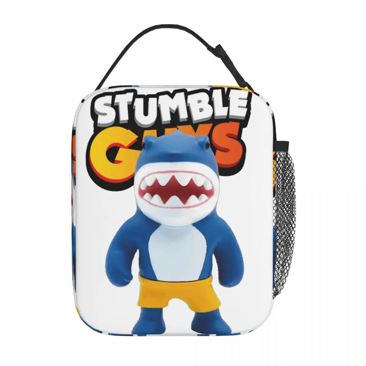 

Stumbleguys Shark Insulated Lunch Bags for Men Women Funny Games Food Container Portable Thermal Cooler Lunch Box For Work