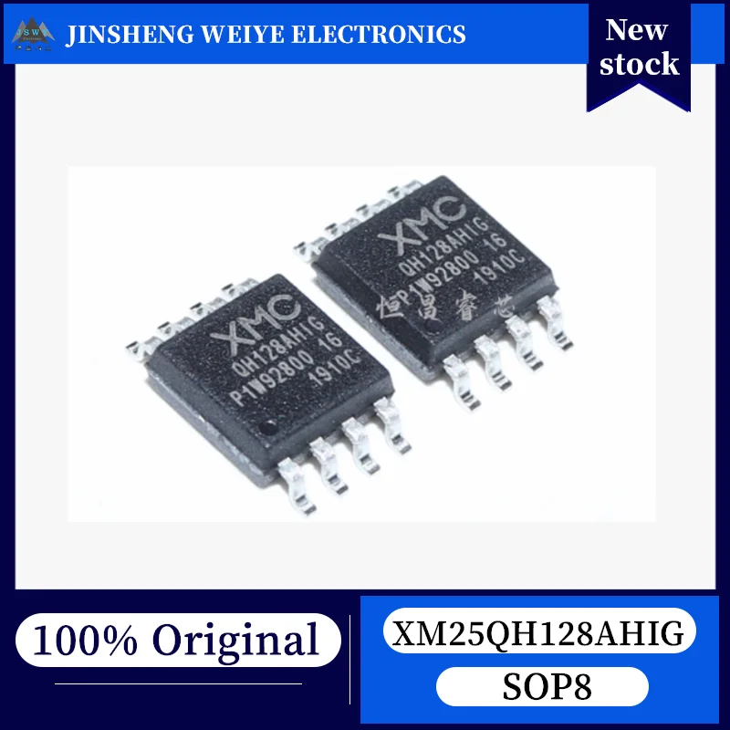 (10/50 pieces) XM25QH128AHIG QH128AHIG QH128AH1G SOP8 128Mbit NOR Flash Memory Chip, 100% New, Original Electronics, In Stock