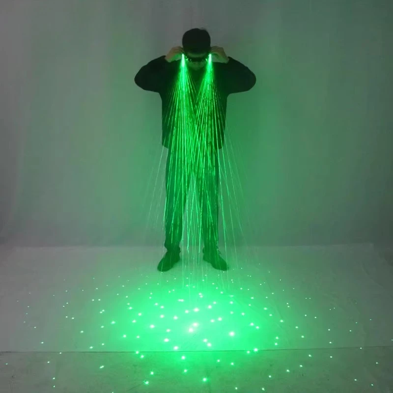 

Green Laser Glasses Bar Nightclub Stage Performance Glowing Glasses Stage Atmosphere Props Cosplay Glass