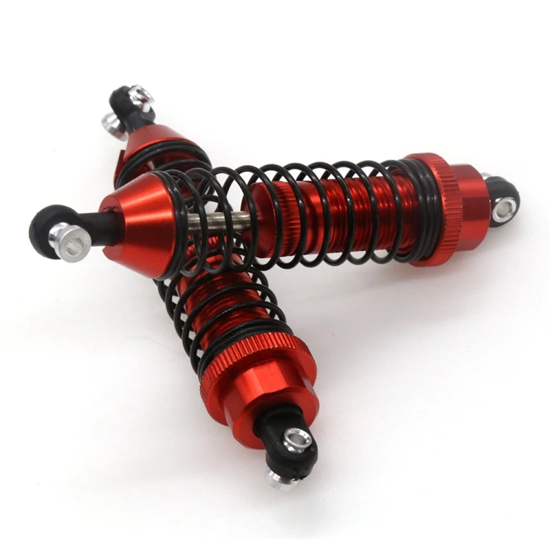 Amortiguador de Metal para coche teledirigido, 4 piezas, 85Mm, para Redcat Gen8 Gen 8 Scout II 1/10 RC Crawler, piezas de actualización, accesorios, titanio