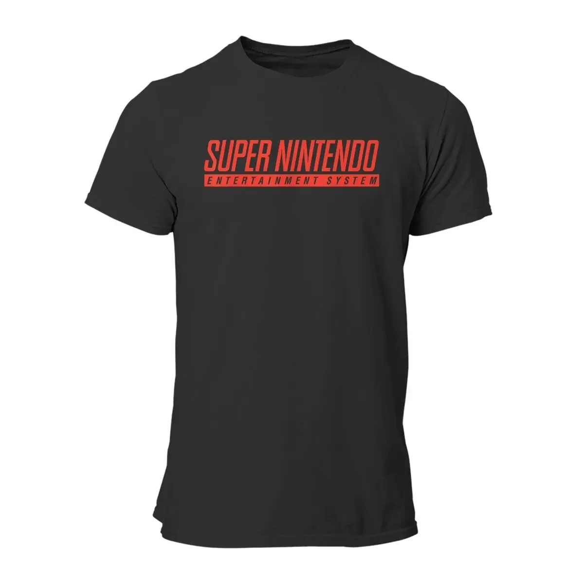 2024 Super Nintendo Entertainment System Classic Logo T-Shirts Men Leisure Cotton Tee Shirt Round Neck Short Sleeve T Shirt Gift