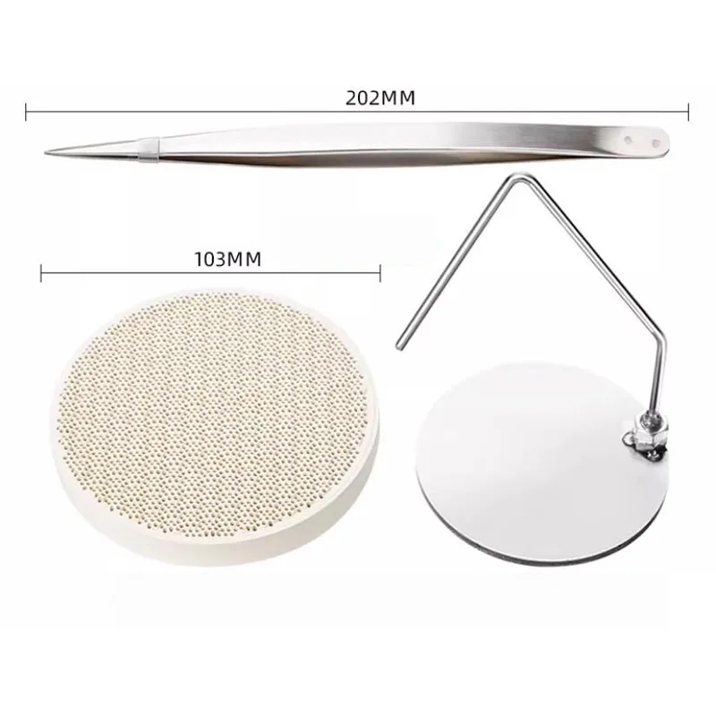 Stainless Steel Bracelet Welding Rack, Auxiliary Tool Rack for Gold and Silver Bracelet Welding Process