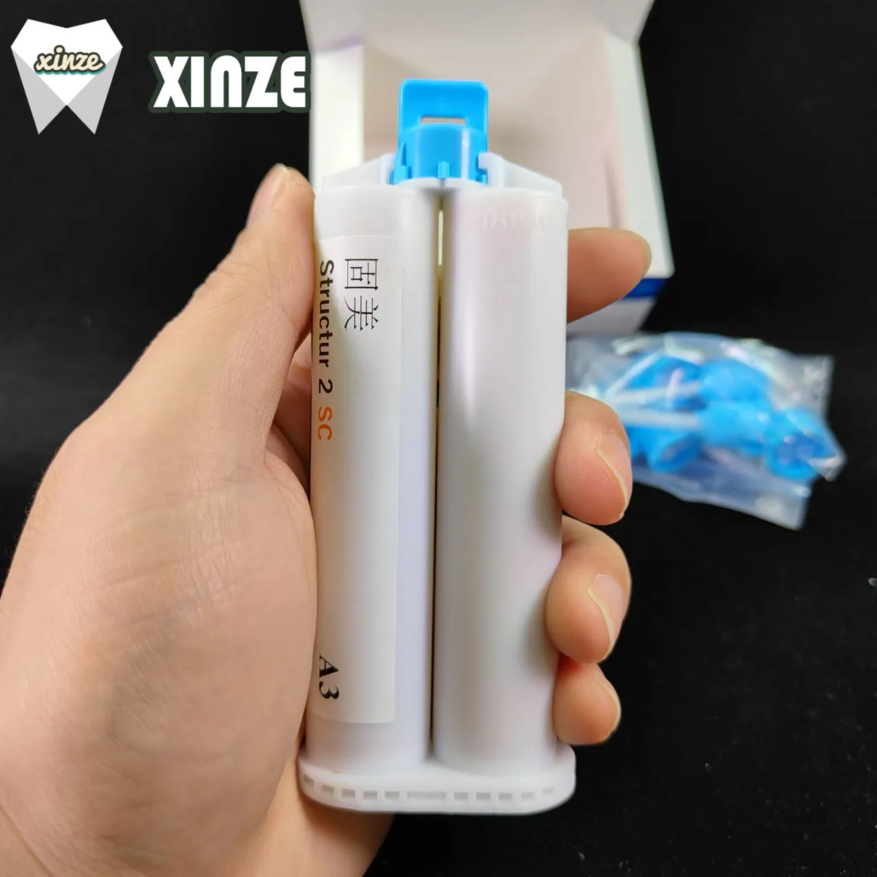 هيكل VoCo 2 تيجان مؤقتة للأسنان مادة معالجة ذاتية مزيج تلقائي خرطوشة SC جسور درجة الحرارة تطعيم منتجات طب الأسنان #5