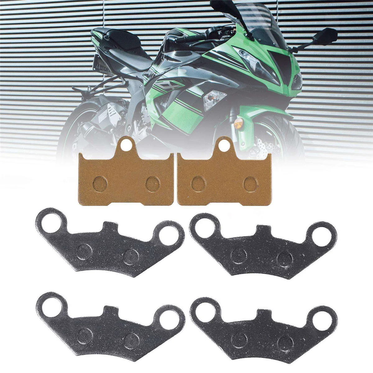 6Pcs Front Rear Brake Pads Replace for Cfmoto CF500 500Cc CF600 600Cc X5 X6 X8 U5 ATV UTV