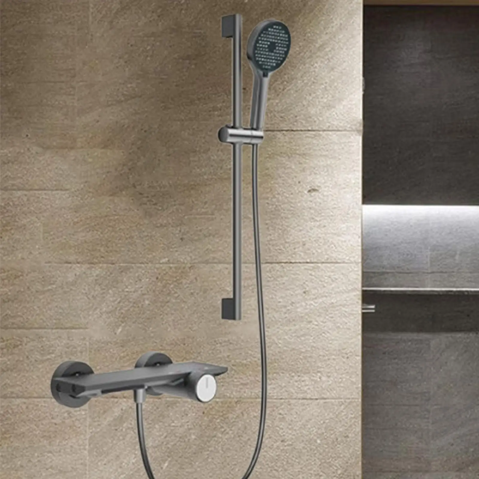 Rain Shower Modern Easy to Install with Hose Shower Faucet for Bath Home SPA