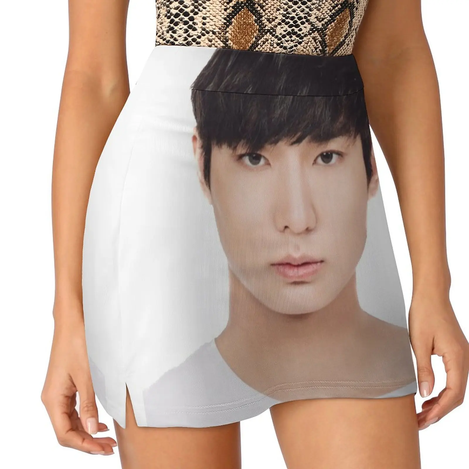 Adachi Yuto of Pentagon! Cute K-Pop Sticker! Mini Skirt Summer women's clothing skirts for women 2025