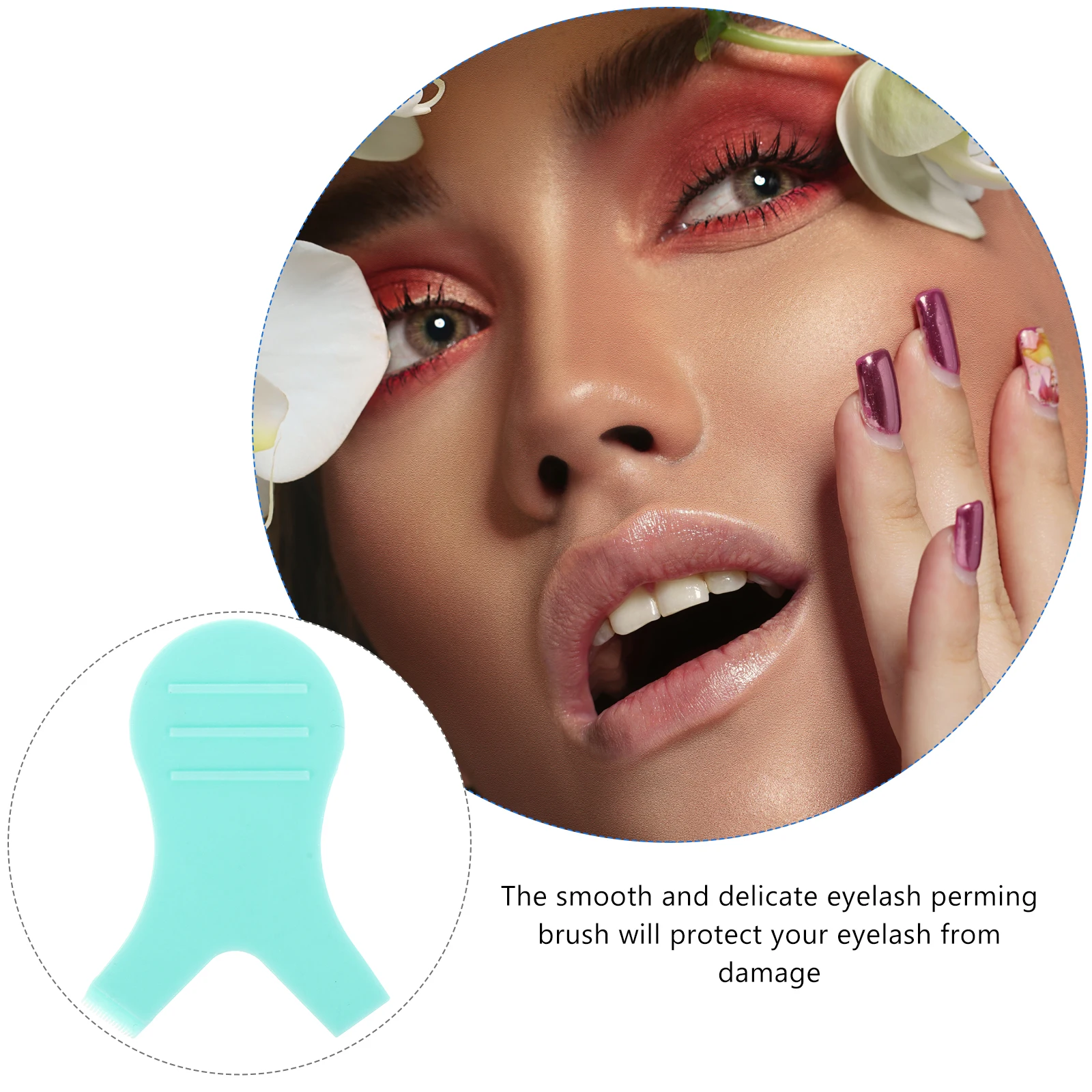 30 قطعة فرشاة رمش الكسب غير المشروع تجعيد أداة رفع سيليكون المطعمة الرموش الشباك مجموعة المحمولة الطبيعية بيرم لاش تطعيم #1