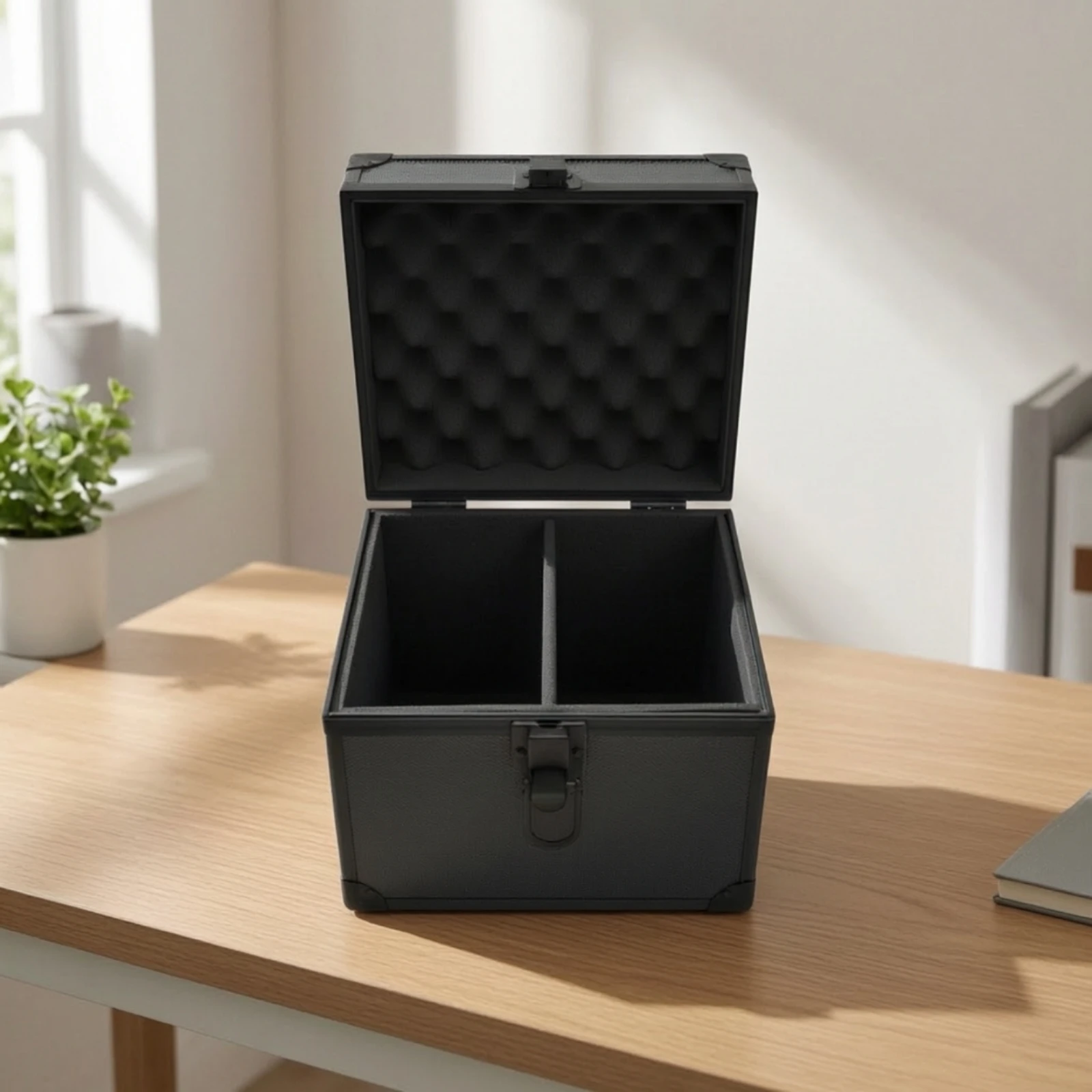 Hard Shell Carrying Case with Foam Insert Heavy-Duty Carrying Case with Foam Padded Lining Organizer Sturdy Padded for Travelers