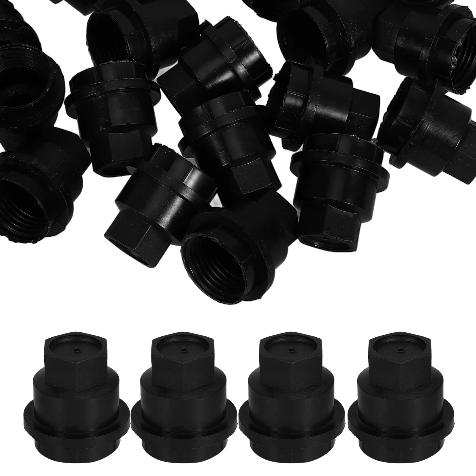

20 Pcs Car Wheel Lug Nut Covers Accessories Plastic Screw Automobile Bolt