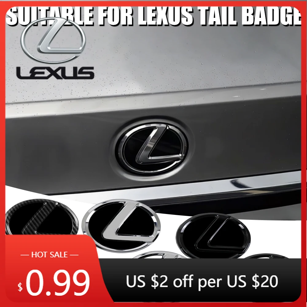 

Interior Stickers Car Rear Trunk Emblem Badge Sticker Auto Accessories For Lexus FSPORT IS200 ES300h Ct200h RX350 IS300h IS250 R